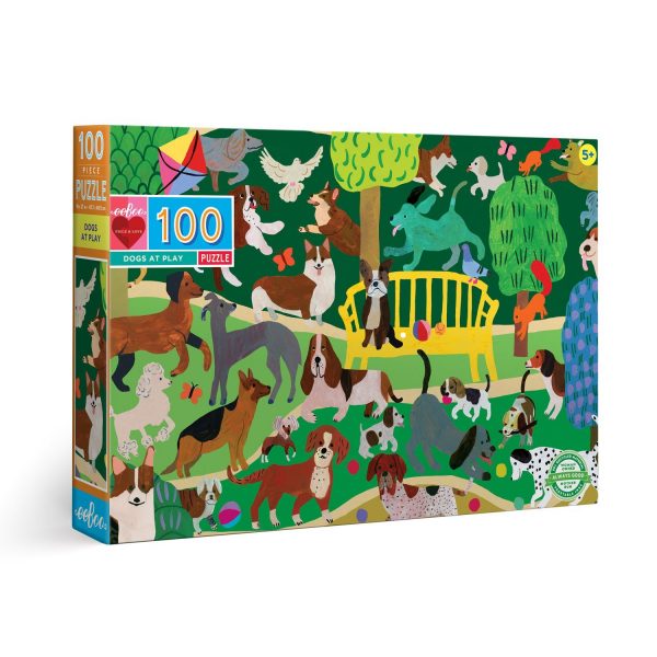 Puzzle niños eeBoo Perros de 100 piezas