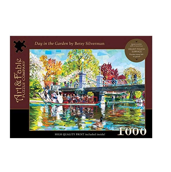 Puzzle Art & Fable Jardín de Betsy Silverman de 1000 piezas