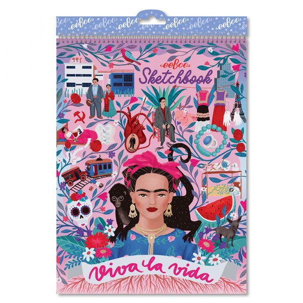 Pack eeBoo Frida Kahlo Puzzle + Libreta + Colores