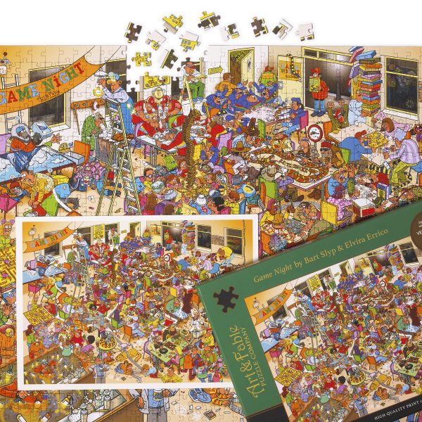 Puzzle Art & Fable Game Night 1000 piezas