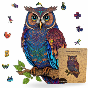Puzzle madera Wisdom Owl 130pcs