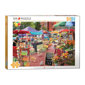 A Day at the Farmer’s Market - Eurographics Connecting Pieces 104 piezas