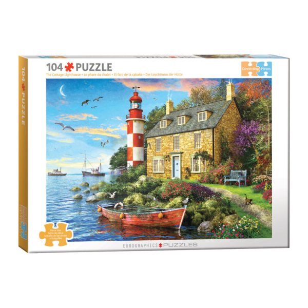 The Cottage Lighthouse - Eurographics Connecting Pieces 104 piezas