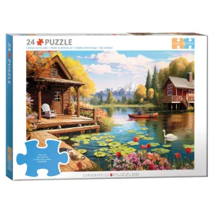 Cottage by the Lake - Eurographics Connecting Pieces 24 piezas