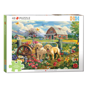 Puppy Spring - Eurographics Connecting Pieces 48 piezas