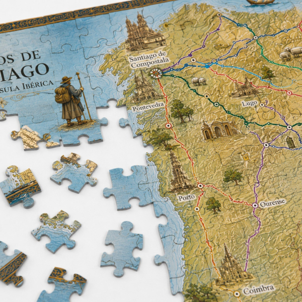 Puzzle Architoys Camino de Santiago 540 piezas - Imagen 3